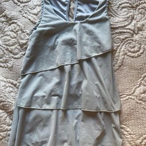 Teal tank top blouse